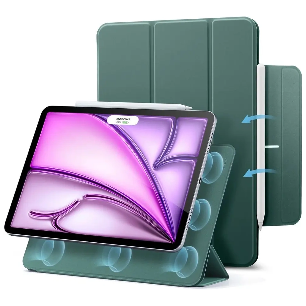 Wholesale ESR Rebound Magnetic Apple Apple iPad Pro 12.9 2020/2021/2022 (4, 5, 6 gen) / Air 13" 2024 (6 gen) / 13" 2025 (7 gen) Forest Green - ESR899 - {ean13} - Hurt