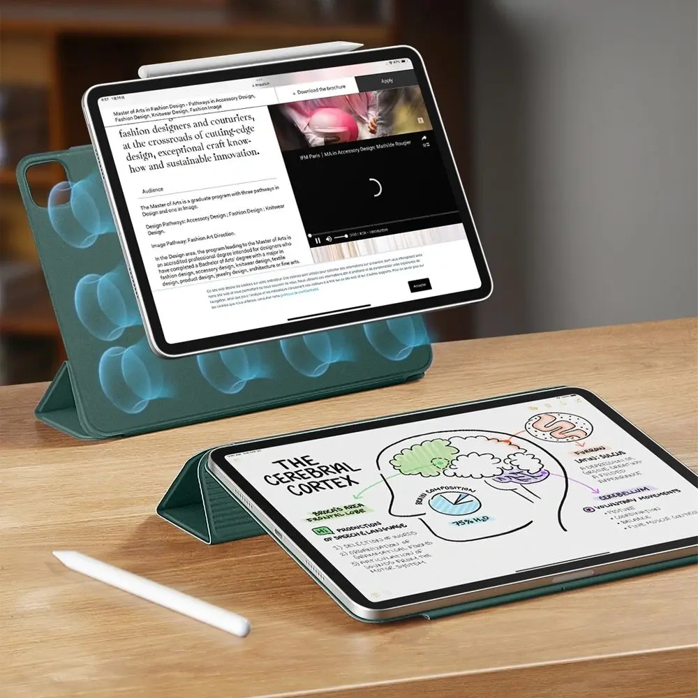 Hurtownia GSM - ESR Rebound Magnetic Apple Apple iPad Pro 12.9 2020/2021/2022 (4., 5., 6. generace) / Air 13" 2024 (6. generace) / 13" 2025 (7. generace) Forest Green - ESR899 - {ean13} - Hurt