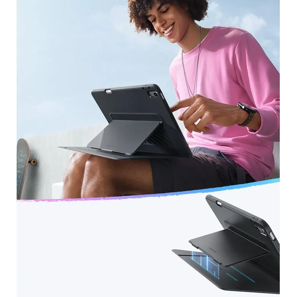 Hurtownia GSM - ESR Flip Hybrid Apple iPad 10.9" 2022 (10 gen) / 11" 2025 (11 gen) Negru - ESR900 - {ean13} - Hurt