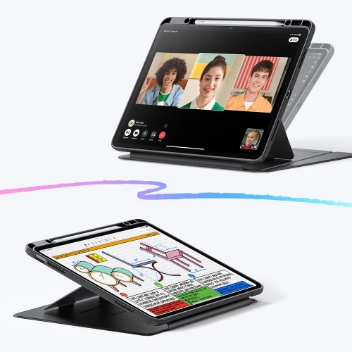 Etui ESR Flip Hybrid Apple iPad Air 13" 2024 (6. generacji) / 13" 2025 (7. generacji) Black