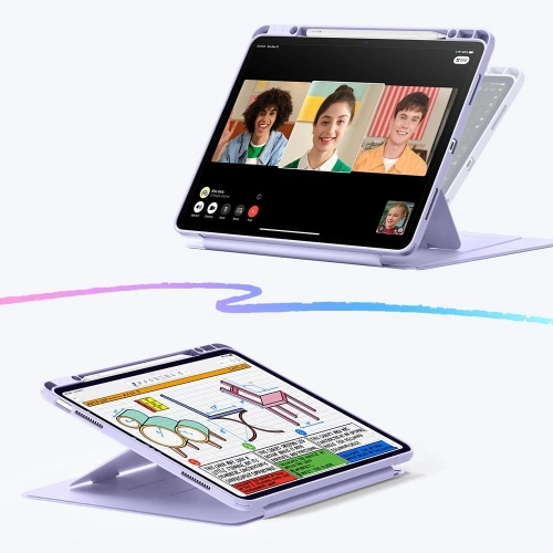 Etui ESR Flip Hybrid Apple iPad Air 13" 2024 (6. generacji) / 13" 2025 (7. generacji) Purple