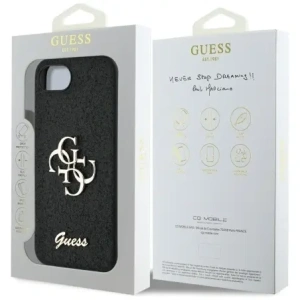 Wholesale Guess Fixed Glitter Big 4G Apple iPhone 16e black - GUE4465 - {ean13} - Hurt