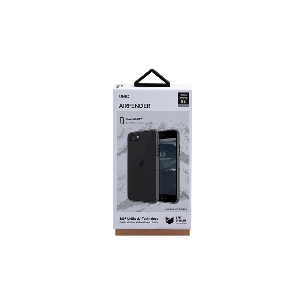 Hurtownia GSM - Etui UNIQ Air Fender Apple iPhone SE 2022/SE 2020/8/7 šedé/smoked grey tinted - UNIQ218GRY - {ean13} - Hurt