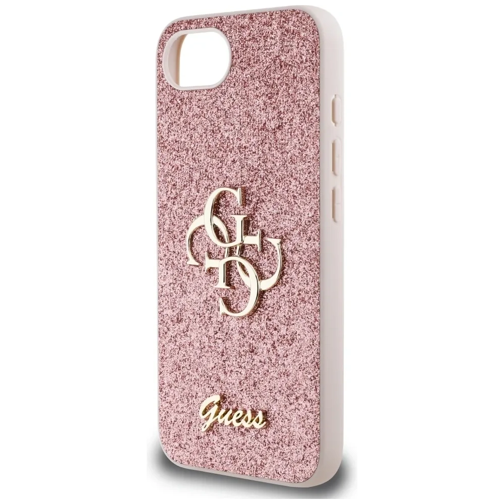 Wholesale Guess Fixed Glitter Big 4G Apple iPhone 16e pink - GUE4466 - {ean13} - Hurt
