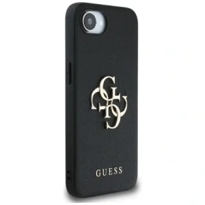 Hurtownia GSM - Guess Grained Big 4G Logo Small Classic Logo Apple iPhone 16e fekete - GUE4467 - {ean13} - Hurt
