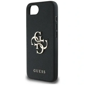 Wholesale Guess Grained Big 4G Logo Small Classic Logo Apple iPhone 16e black - GUE4467 - {ean13} - Hurt