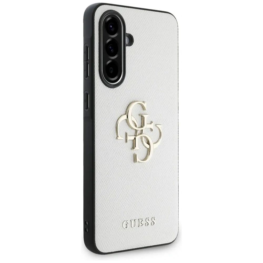 Hurtownia GSM - Guess Grained Big 4G Logo Small Classic Logo Samsung Galaxy A56 béžová - GUE4468 - {ean13} - Hurt