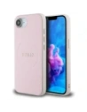 Guess Grained Ring MagSafe Apple iPhone 16e pink