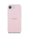 Wholesale Guess Grained Ring MagSafe Apple iPhone 16e pink - GUE4470 - {ean13} - Hurt