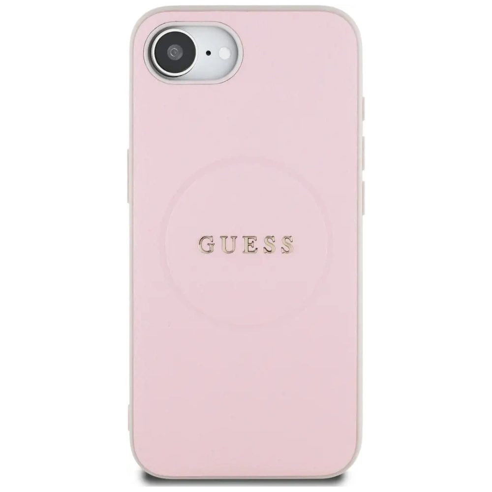 Hurtownia GSM - Guess Inel texturat MagSafe Apple iPhone 16e roz - GUE4470 - {ean13} - Hurt