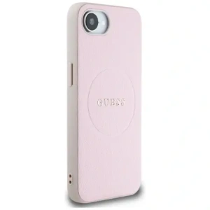 Wholesale Guess Grained Ring MagSafe Apple iPhone 16e pink - GUE4470 - {ean13} - Hurt