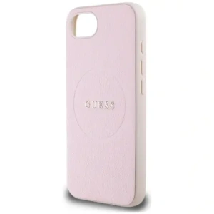 Wholesale Guess Grained Ring MagSafe Apple iPhone 16e pink - GUE4470 - {ean13} - Hurt