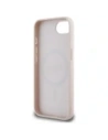 Wholesale Guess Grained Ring MagSafe Apple iPhone 16e pink - GUE4470 - {ean13} - Hurt