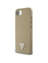 Wholesale Guess Grained Triangle MagSafe Apple iPhone 16e brown - GUE4471 - {ean13} - Hurt