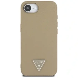 Wholesale Guess Grained Triangle MagSafe Apple iPhone 16e brown - GUE4471 - {ean13} - Hurt