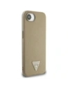 Wholesale Guess Grained Triangle MagSafe Apple iPhone 16e brown - GUE4471 - {ean13} - Hurt