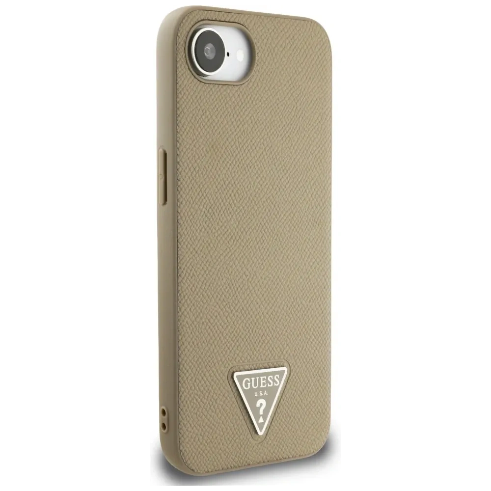 Hurtownia GSM - Guess Geprägtes Dreieck MagSafe Apple iPhone 16e braun - GUE4471 - {ean13} - Hurt