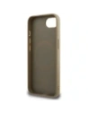 Hurtownia GSM - Guess Grained Triangle MagSafe Apple iPhone 16e hnědý - GUE4471 - {ean13} - Hurt