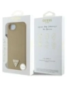 Wholesale Guess Grained Triangle MagSafe Apple iPhone 16e brown - GUE4471 - {ean13} - Hurt