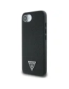 Wholesale Guess Grained Triangle MagSafe Apple iPhone 16e black - GUE4472 - {ean13} - Hurt