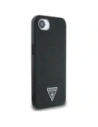 Wholesale Guess Grained Triangle MagSafe Apple iPhone 16e black - GUE4472 - {ean13} - Hurt