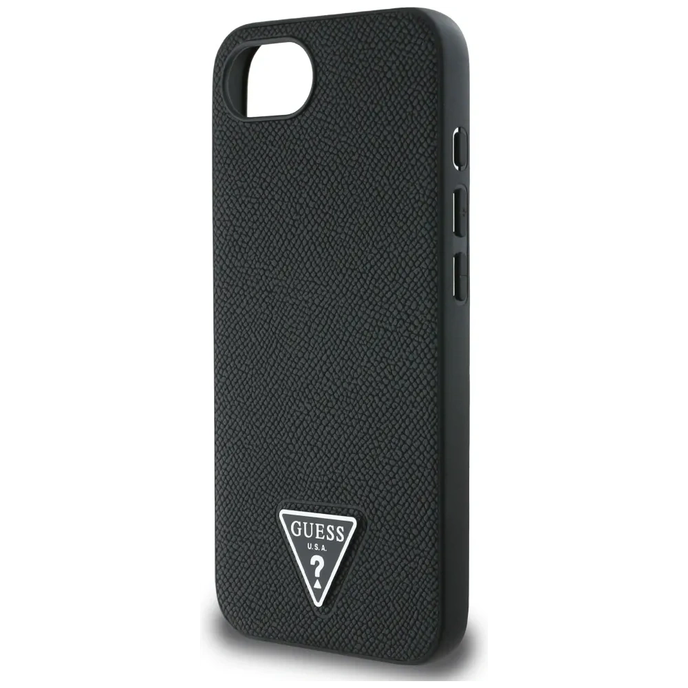 Hurtownia GSM - Guess Grained Triangle MagSafe Apple iPhone 16e schwarz - GUE4472 - {ean13} - Hurt