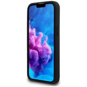 Hurtownia GSM - Guess Szilikon Script Fém Logó MagSafe Apple iPhone 16e fekete - GUE4473 - {ean13} - Hurt
