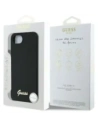 Wholesale Guess Silicone Script Metal Logo MagSafe Apple iPhone 16e black - GUE4473 - {ean13} - Hurt