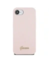 Hurtownia GSM - Guess Szilikon Betűs Fém Logó MagSafe Apple iPhone 16e rózsaszín - GUE4474 - {ean13} - Hurt