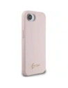 Hurtownia GSM - Etui Guess Silicone Script Metal Logo MagSafe do Apple iPhone 16e różowy - GUE4474 - {ean13} - Hurt