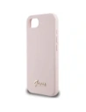 Hurtownia GSM - Etui Guess Silicone Script Metal Logo MagSafe do Apple iPhone 16e różowy - GUE4474 - {ean13} - Hurt