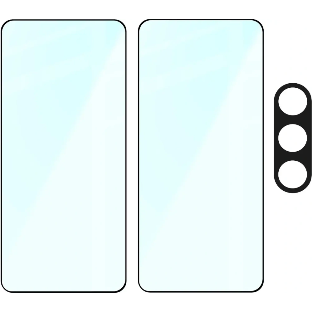 Wholesale Bizon Edge 2 Pack 2x screen glass + 1x camera glass Samsung Galaxy S25+ Plus - BIZ8796 - {ean13} - Hurt
