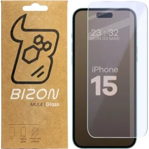 Wholesale Bizon Glass Mule Flexible hybrid glass Apple iPhone 15 - BIZ8798 - {ean13} - Hurt