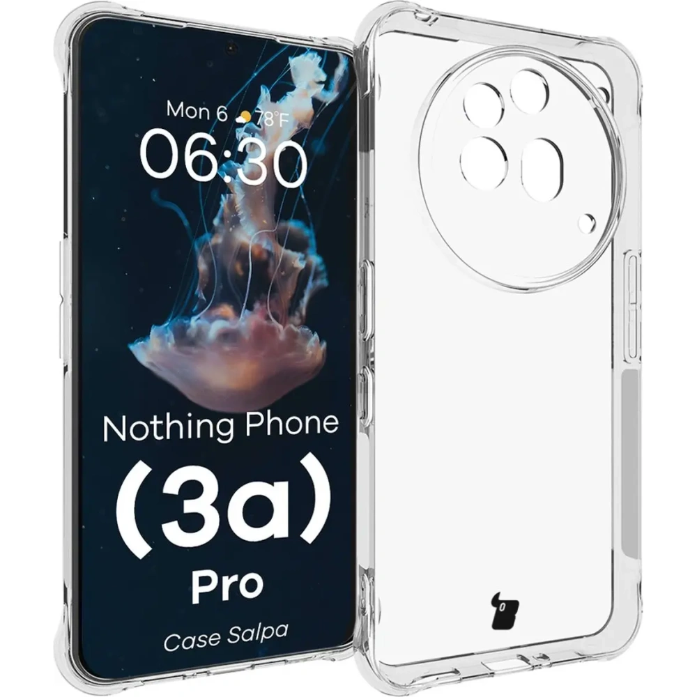 Hurtownia GSM - Elastyczne etui Bizon Case Salpa do Nothing Phone (3a) Pro przezroczyste - BIZ8799 - {ean13} - Hurt