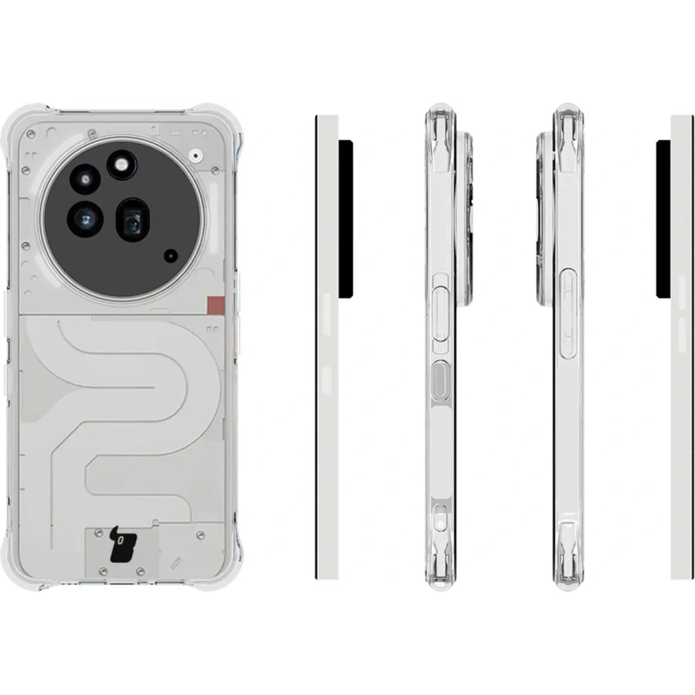 Hurtownia GSM - Elastyczne etui Bizon Case Salpa do Nothing Phone (3a) Pro przezroczyste - BIZ8799 - {ean13} - Hurt