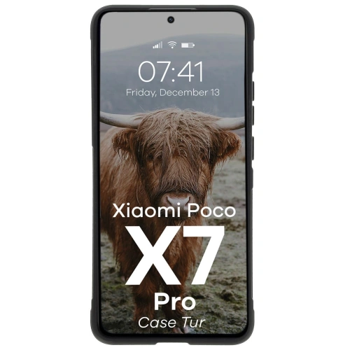 Pancerne etui Bizon Case Tur do Xiaomi Poco X7 Pro czarne