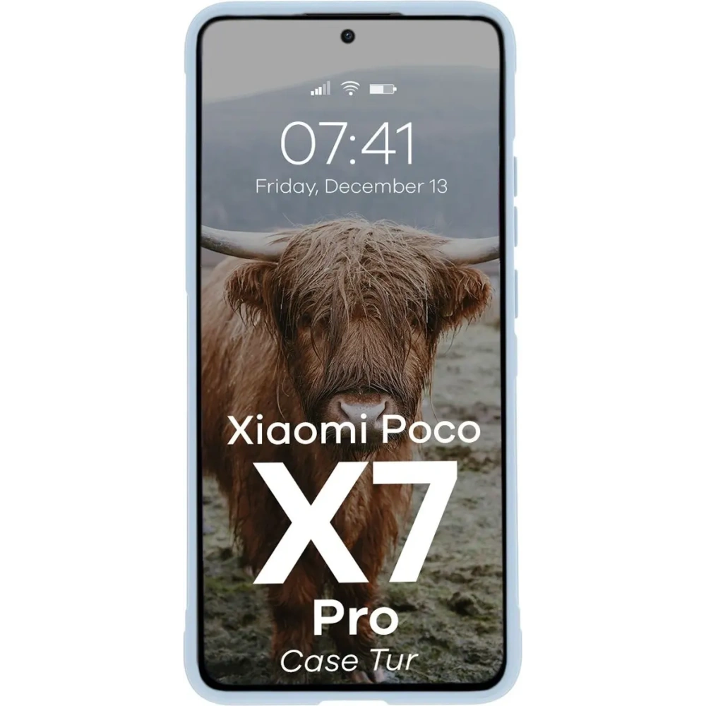 Hurtownia GSM - Bizon Case Tur Xiaomi Poco X7 Pro albastru deschis - BIZ8805 - {ean13} - Hurt