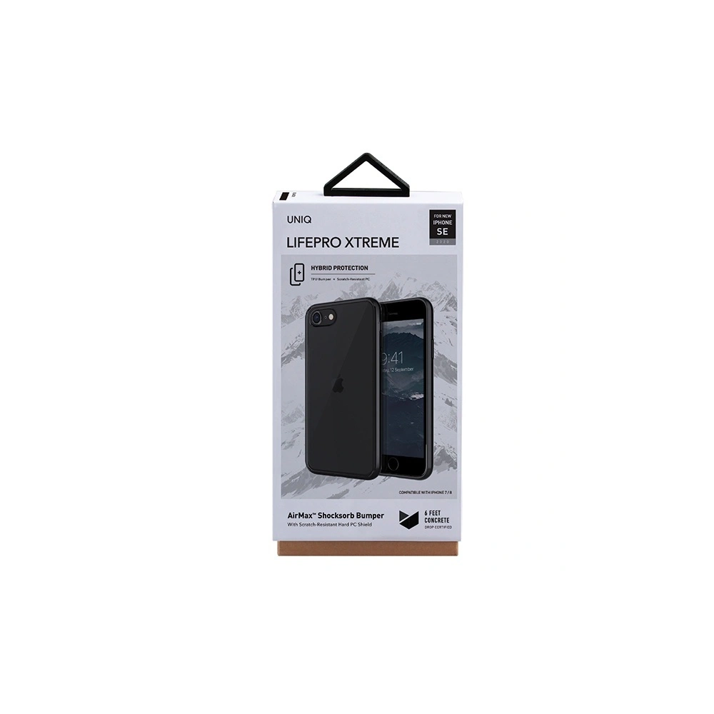 Hurtownia GSM - Etui UNIQ LifePro Xtreme Apple iPhone SE 2022/SE 2020/8/7 černý/obsidiánově černý - UNIQ224BLK - {ean13} - Hurt