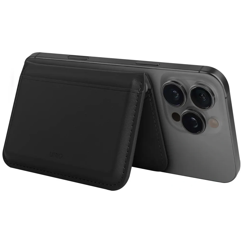 Hurtownia GSM - UNIQ Lyden DS suport de telefon cu RFID magnetic pentru portofel, negru - UNIQ1509 - {ean13} - Hurt