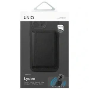 Hurtownia GSM - UNIQ Lyden DS mágneses RFID pénztárca telefonállvány fekete - UNIQ1509 - {ean13} - Hurt