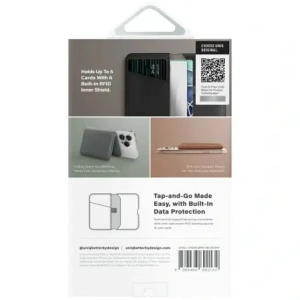 Wholesale UNIQ Lyden DS magnetic RFID wallet phone stand black - UNIQ1509 - {ean13} - Hurt