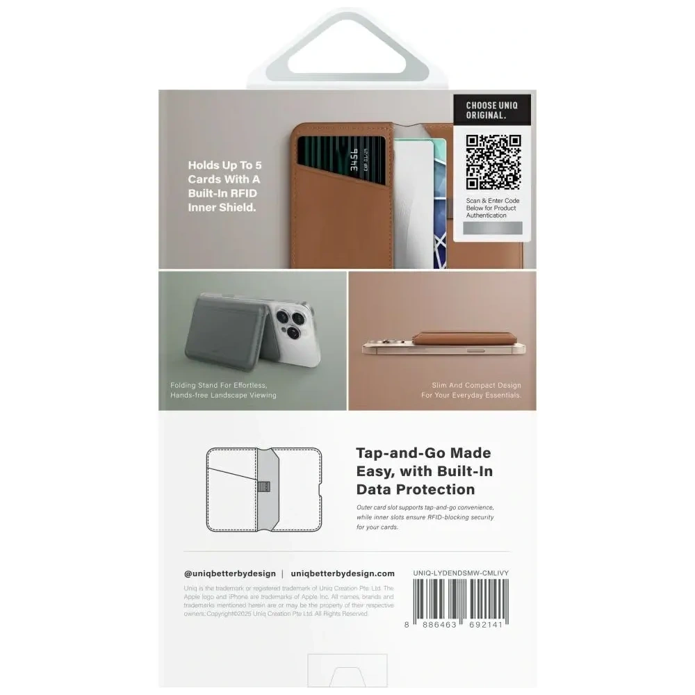 Hurtownia GSM - UNIQ Lyden DS suport pentru telefon cu RFID magnetic caramel - UNIQ1510 - {ean13} - Hurt