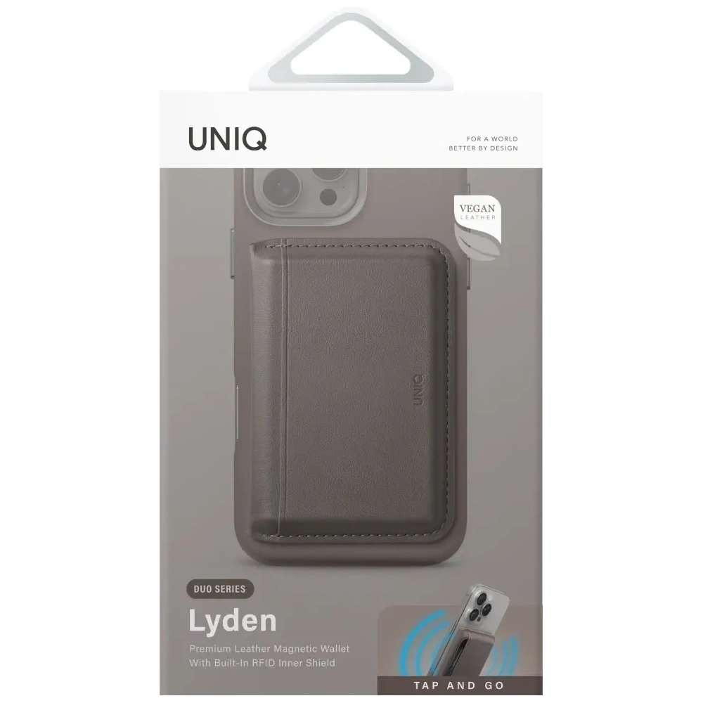 Hurtownia GSM - UNIQ Lyden DS mágneses RFID pénztárca telefonállvány szürke - UNIQ1511 - {ean13} - Hurt