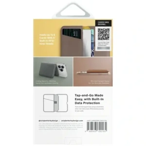 Wholesale UNIQ Lyden DS magnetic RFID wallet phone stand grey - UNIQ1511 - {ean13} - Hurt