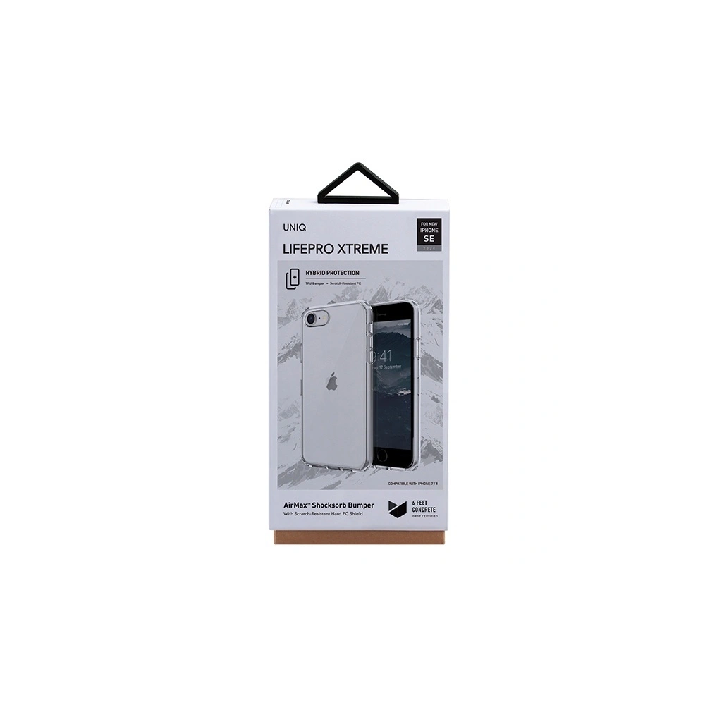 Hurtownia GSM - Etui UNIQ LifePro Xtreme Apple iPhone SE 2022/SE 2020/8/7 průhledný/crystal clear - UNIQ225CL - {ean13} - Hurt