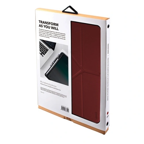 Etui UNIQ Transforma Rigor Apple iPad Pro 11 2020 (2. generacji) czerwony/coral red