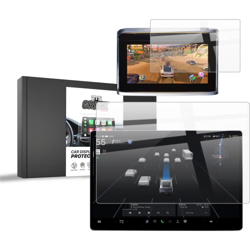 Folia ceramiczna GrizzGlass CarDisplay Protection do Tesla Model X Facelift (2025) [2w1]