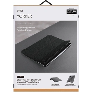Hurtownia GSM - Etui UNIQ Yorker Kanvas Apple iPad Pro 12.9 2020 (4. generacji) czarny/obsidian knit black - UNIQ228BLK - {ean13} - Hurt