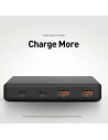 Hurtownia GSM - UNIQ Ładowarka sieciowa HUB Surge Mini 100W czarny/charcoal black 2xUSB Quick Charge 3.0 + 2xUSB-C PD 3.0 (LITHOS Collective) - UNIQ229BLK - {ean13} - Hurt