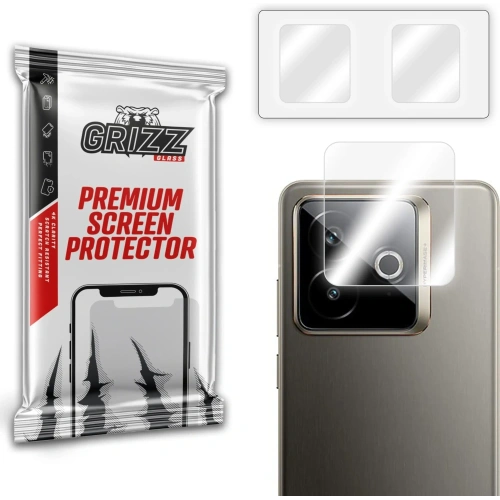 Szkło na aparat GrizzGlass HybridGlass Camera do Realme GT7 Pro Racing [2 PACK]